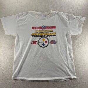 Pittsburgh Steelers Vintage 2005 AFC Conference Champions‎ TShirt XL Memorabilia